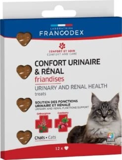 Francodex Friandises Confort Urinaire Et Rénal Chat X12