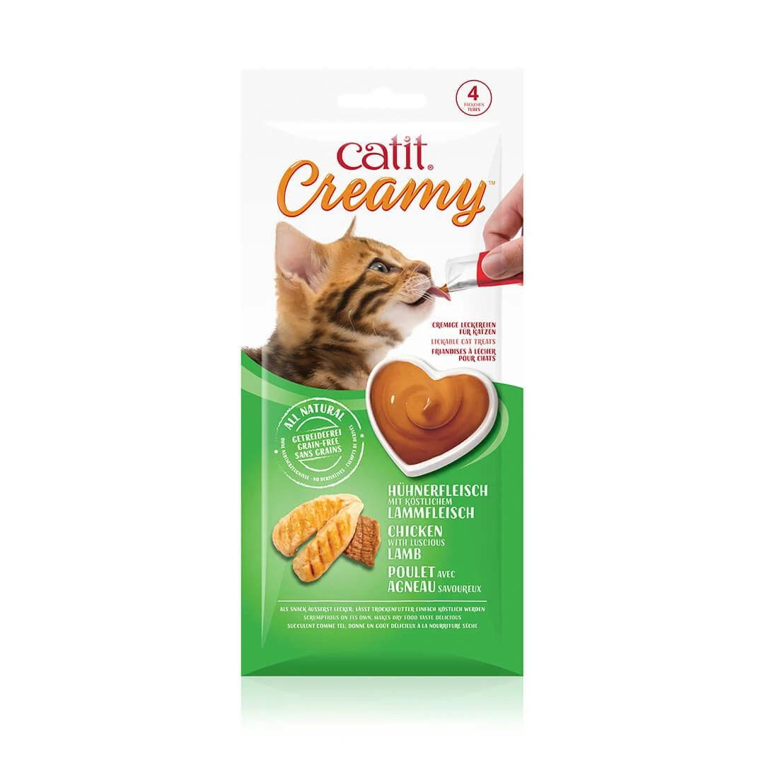 Cat It Creamy Poulet Et Agneau Chat 4 X 10 G 3 Cat It Creamy Poulet Et Agneau Chat 4 X 10 G