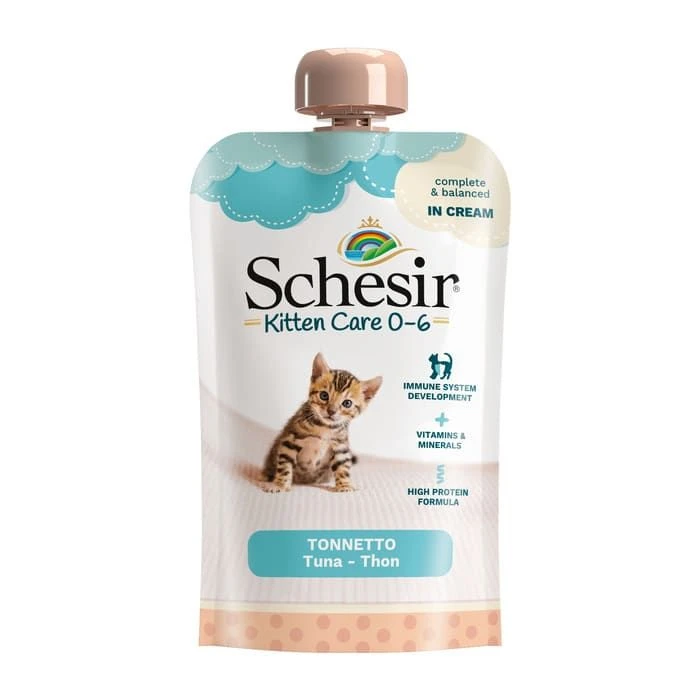 Schesir Kitten Care Crème Thon Chaton 150 G 3 Schesir Kitten Care Crème Thon Chaton 150 G