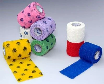 Bandes Cohésives 5 Cm Empreinte Blanche 3 Bandes Cohésives 5 Cm Empreinte Blanche