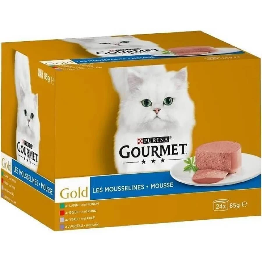 Purina Gourmet Gold Chat Les Mousselines 24 X 85 G 3 Purina Gourmet Gold Chat Les Mousselines 24 X 85 G