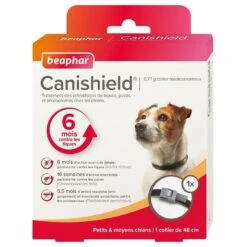 Beaphar Canishield Collier Petit Chien Contre Puces, Tiques, Moustiques 48 Cm