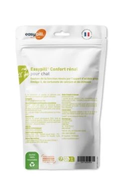 Easypill Confort Rénal Chat 30 X 2 G 7 Easypill Confort Rénal Chat 30 X 2 G -Animaux Fournitures Magasin 2025 ep chat confort renal sachet back