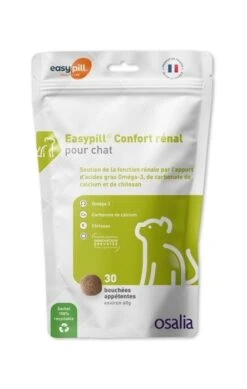 Easypill Confort Rénal Chat 30 X 2 G 6 Easypill Confort Rénal Chat 30 X 2 G -Animaux Fournitures Magasin 2025 ep chat confort renal sachet face