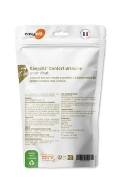 Easypill Confort Urinaire Chat 30 X 2 G 7 Easypill Confort Urinaire Chat 30 X 2 G -Animaux Fournitures Magasin 2025 ep chat confort urinaire sachet back