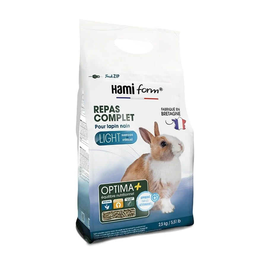 Hami Form Repas Complet Lapin Nain Light 2,5 Kg 3 Hami Form Repas Complet Lapin Nain Light 2,5 Kg