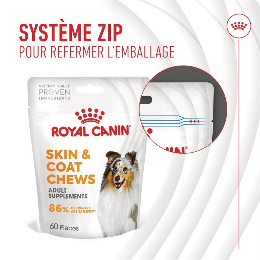 Royal Canin Chien Adult Skin & Coat Chews 240 G 9 Royal Canin Chien Adult Skin & Coat Chews 240 G – Image 7