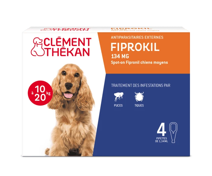 Clément Thékan Fiprokil Chien 10-20 Kg 4 Pipettes 3 Clément Thékan Fiprokil Chien 10-20 Kg 4 Pipettes