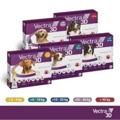 Vectra 3D Chien 10 à 25 Kg 3 Pipettes 17 Vectra 3D Chien 10 à 25 Kg 3 Pipettes -Animaux Fournitures Magasin 3411112079872.pt08 2