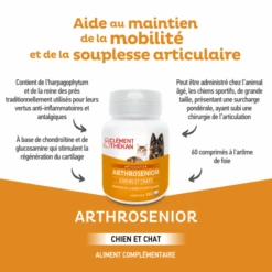 Clément Thékan Arthrosenior Chien 60 Cps 9 Clément Thékan Arthrosenior Chien 60 Cps -Animaux Fournitures Magasin 3595897787631 3