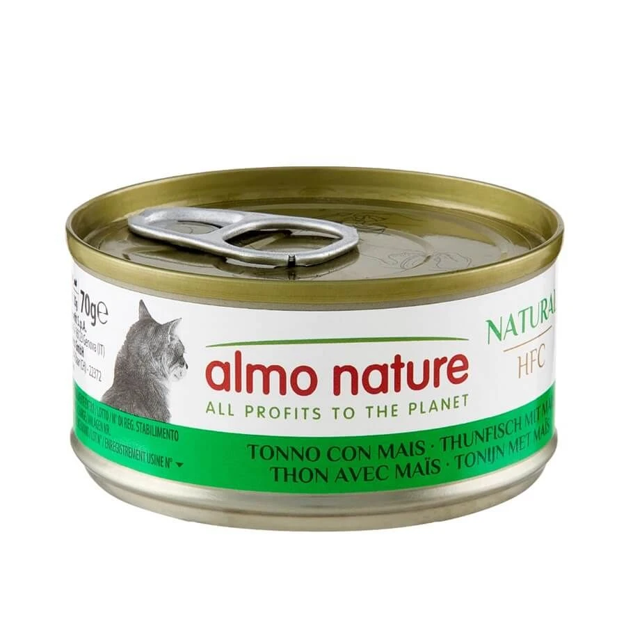 Almo Nature Chat Natural HFC Thon Maïs 24 X 70 G 3 Almo Nature Chat Natural HFC Thon Maïs 24 X 70 G