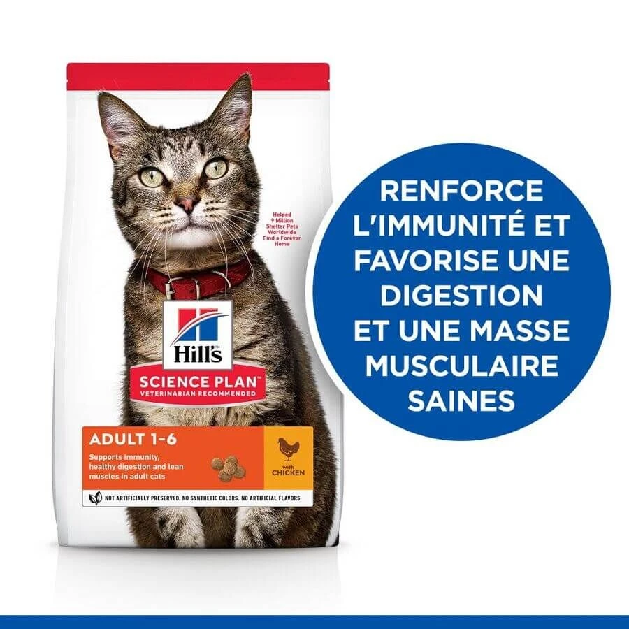 Hill's Science Plan Feline Adult Poulet 3 Kg 5 Hill's Science Plan Feline Adult Poulet 3 Kg – Image 3
