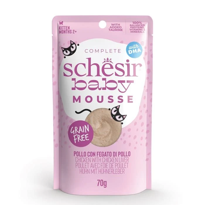 Schesir Baby Mousse Poulet Chaton 12 X 70g 6 Schesir Baby Mousse Poulet Chaton 12 X 70g – Image 4