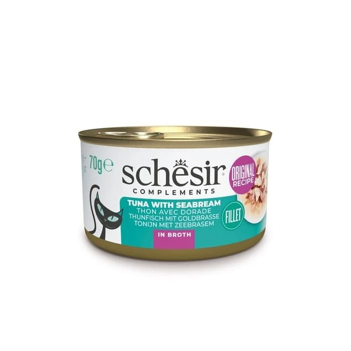 Schesir Thon Et Daurade Chat 12 X 70 G 5 Schesir Thon Et Daurade Chat 12 X 70 G – Image 3