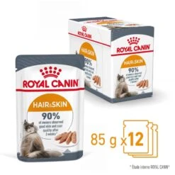 Royal Canin Féline Care Nutrition Hair & Skin Sauce 12 X 85 G 15 Royal Canin Féline Care Nutrition Hair & Skin Sauce 12 X 85 G -Animaux Fournitures Magasin 9003579022269 2