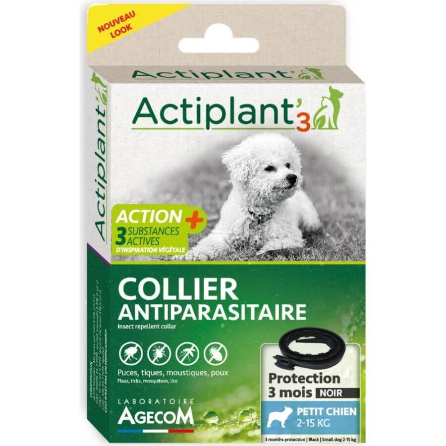DeBonPoil Collier Antiparasitaire Noir Pour Chien 2-10 Kg (ex Actiplant) 5 DeBonPoil Collier Antiparasitaire Noir Pour Chien 2-10 Kg (ex Actiplant) – Image 3