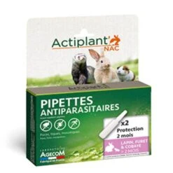 Actiplant Pipette Antiparasitaire Pour Rongeur 2 X 0,6 Ml