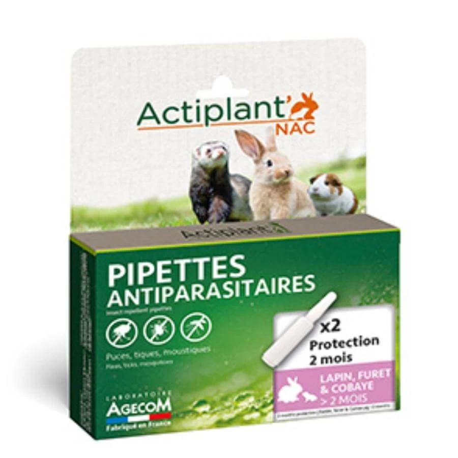 Actiplant Pipette Antiparasitaire Pour Rongeur 2 X 0,6 Ml 3 Actiplant Pipette Antiparasitaire Pour Rongeur 2 X 0,6 Ml
