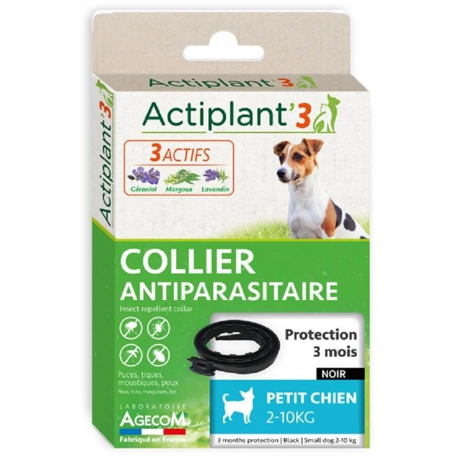DeBonPoil Collier Antiparasitaire Noir Pour Chien 2-10 Kg (ex Actiplant) 4 DeBonPoil Collier Antiparasitaire Noir Pour Chien 2-10 Kg (ex Actiplant) – Image 2