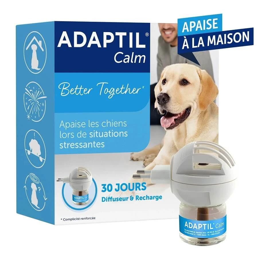 Adaptil Calm Diffuseur + Recharge 48 Ml (30 Jours) 3 Adaptil Calm Diffuseur + Recharge 48 Ml (30 Jours)