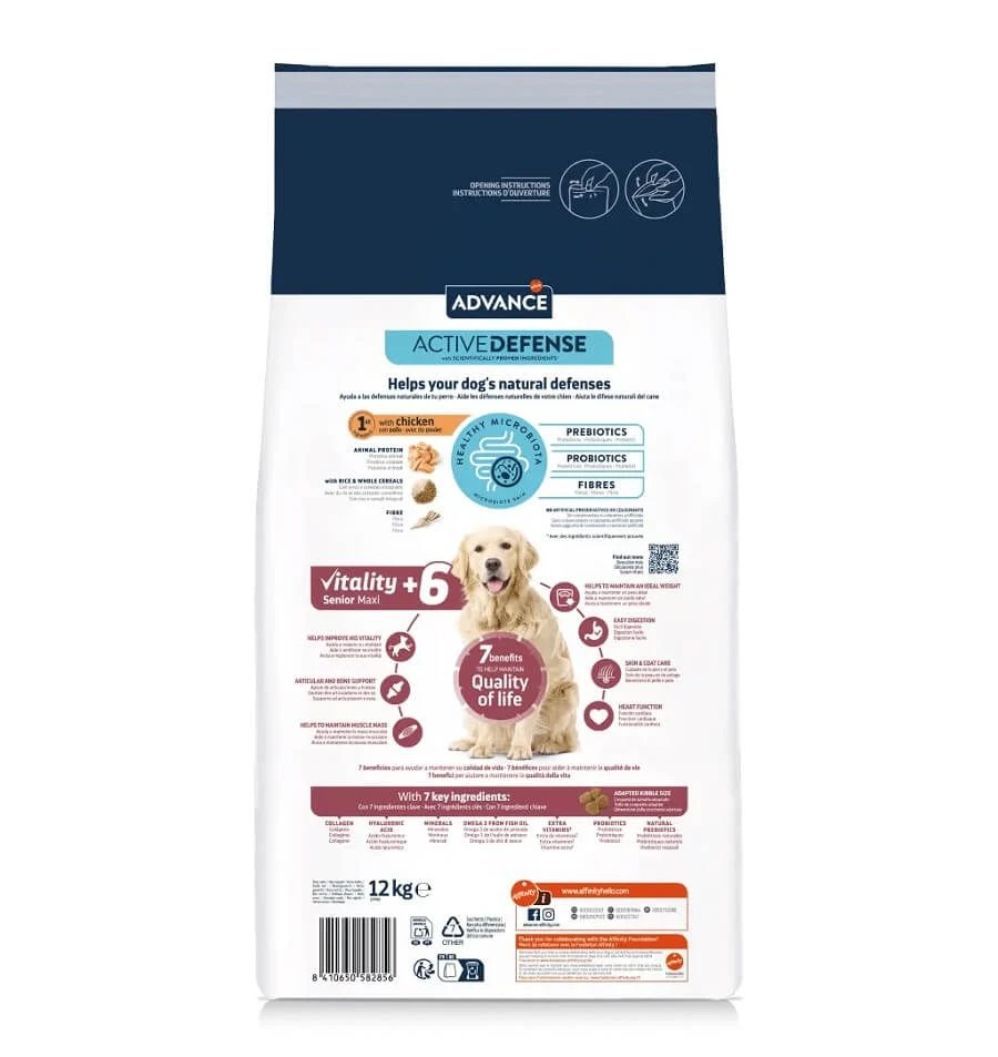 Advance Maxi Senior Chien 12 Kg 4 Advance Maxi Senior Chien 12 Kg – Image 2