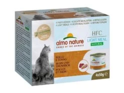Almo Nature Chat Natural HFC Light Poulet Thon 4 X 50 G