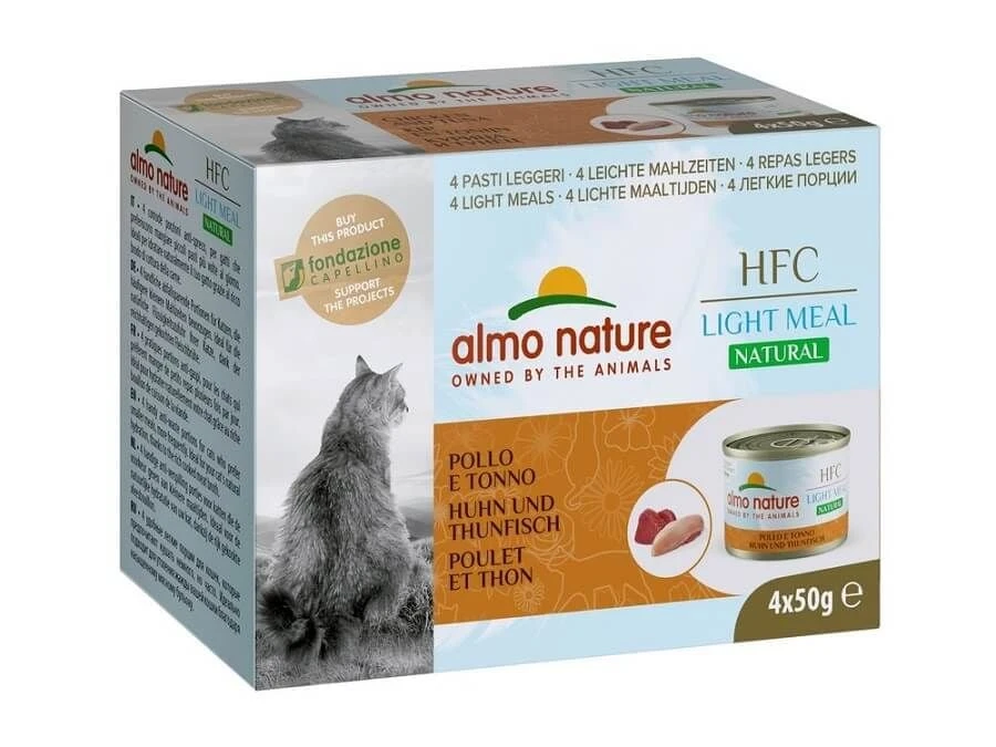 Almo Nature Chat Natural HFC Light Poulet Thon 4 X 50 G 3 Almo Nature Chat Natural HFC Light Poulet Thon 4 X 50 G