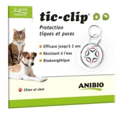 Anibio Médaille Tic-clip Chien Et Chat