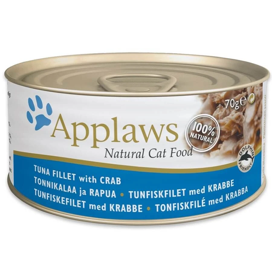 Applaws Boîte Chat Thon Crabe 24 X 70 G 3 Applaws Boîte Chat Thon Crabe 24 X 70 G