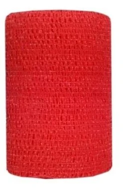 Bandes Cohésives 10 Cm Rouge 5 Bandes Cohésives 10 Cm Rouge -Animaux Fournitures Magasin ban rouge