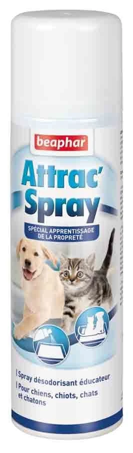 Beaphar « Attrac’Spray » Spray Educateur Propreté Pour Chien Et Chat 250 Ml 3 Beaphar « Attrac’Spray » Spray Educateur Propreté Pour Chien Et Chat 250 Ml