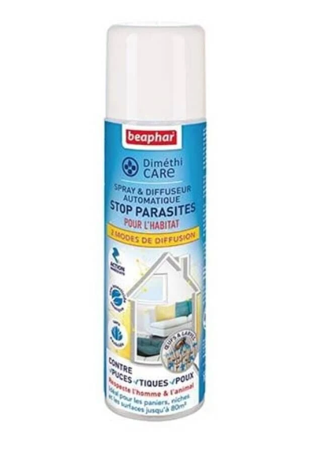 Beaphar Diméthicare Spray Et Diffuseur Automatique Stop Puces Pour L'habitat 250 Ml 3 Beaphar Diméthicare Spray Et Diffuseur Automatique Stop Puces Pour L'habitat 250 Ml