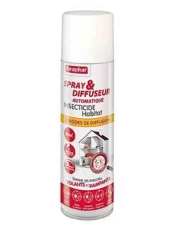 Beaphar Spray & Diffuseur Automatique Insecticide Habitat 500 Ml