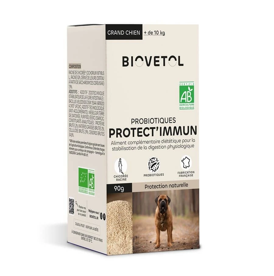 Biovetol Protect'immun Bio Moyen Grand Chien 78 G - Destockage 3 Biovetol Protect'immun Bio Moyen Grand Chien 78 G - Destockage