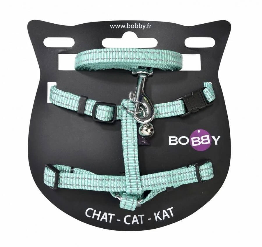 Bobby Harnais + Laisse Safe Lagon Pour Chat 3 Bobby Harnais + Laisse Safe Lagon Pour Chat