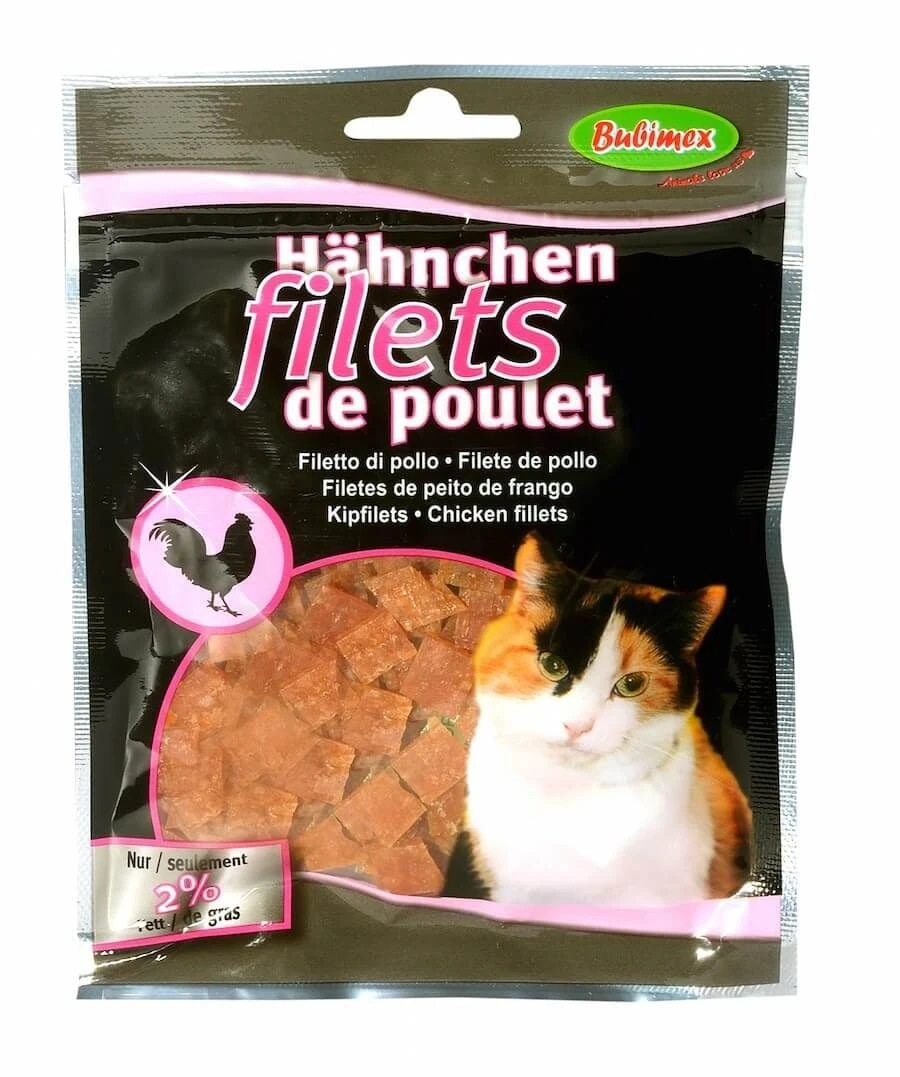 Bubimex Filets De Poulet Pour Chat 50 G - Destockage 3 Bubimex Filets De Poulet Pour Chat 50 G - Destockage