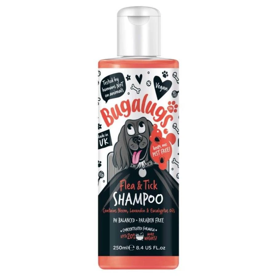 Bugalugs Shampoing Flea & Tick Insectifuge Chien 250 Ml 3 Bugalugs Shampoing Flea & Tick Insectifuge Chien 250 Ml