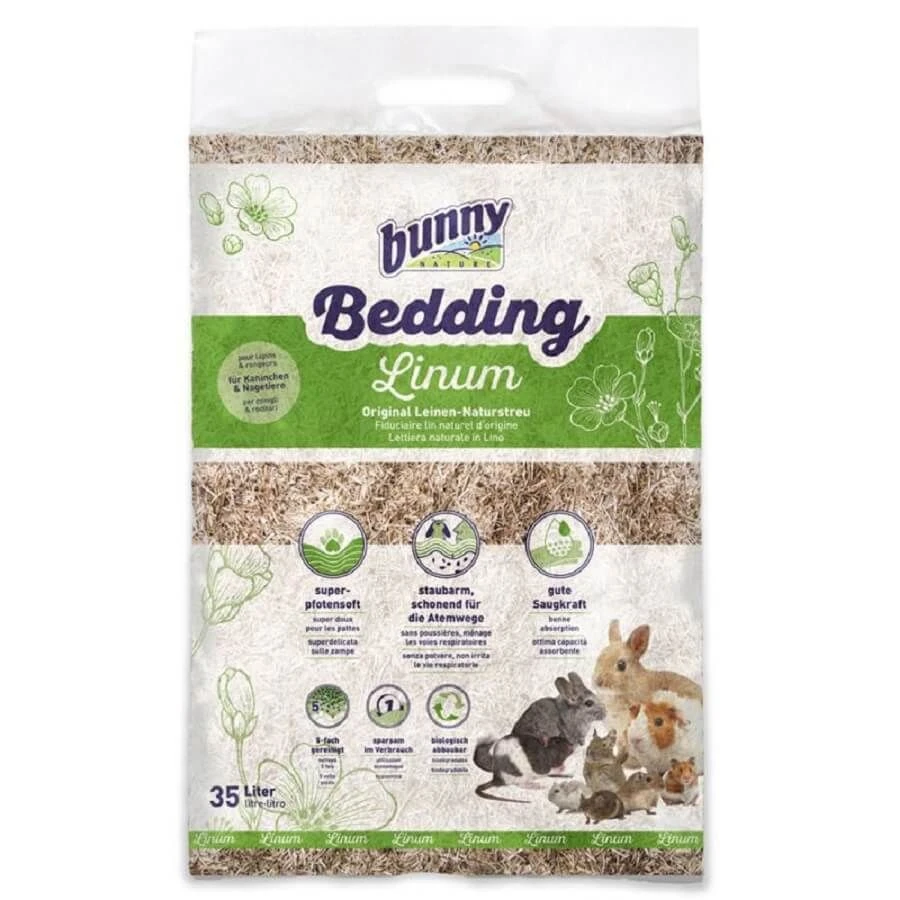 Bunny Litière Bedding Linum Pour Rongeur 35 L 3 Bunny Litière Bedding Linum Pour Rongeur 35 L