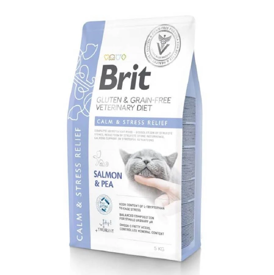Brit Vet Diet Cat Calm & Stress Relief Grain Free 5 Kg 3 Brit Vet Diet Cat Calm & Stress Relief Grain Free 5 Kg