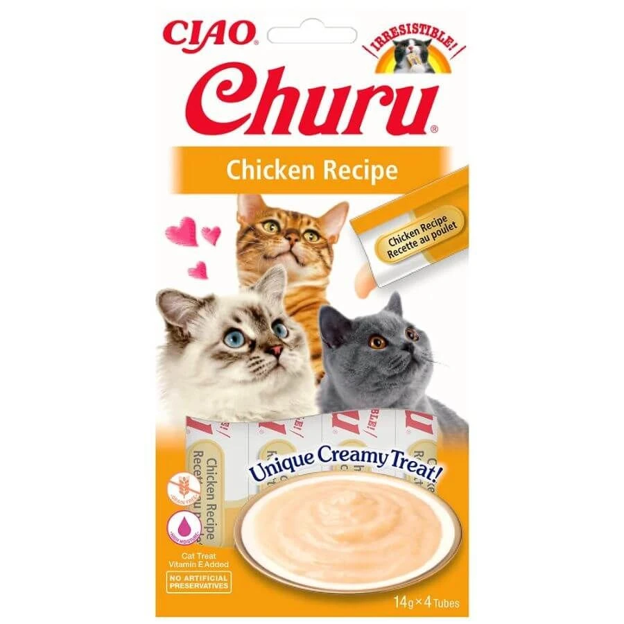Ciao Friandise Churu Poulet Chat 4 X 14 G 3 Ciao Friandise Churu Poulet Chat 4 X 14 G