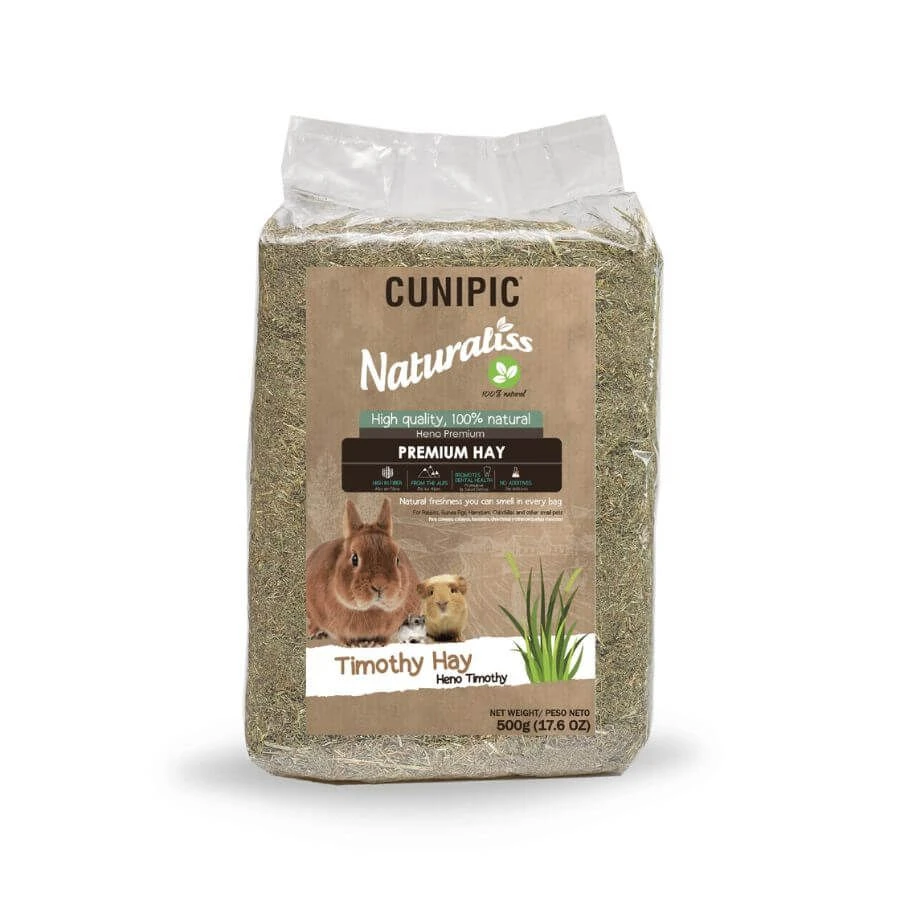 Cunipic Naturaliss Foin Timothy 500 G 3 Cunipic Naturaliss Foin Timothy 500 G