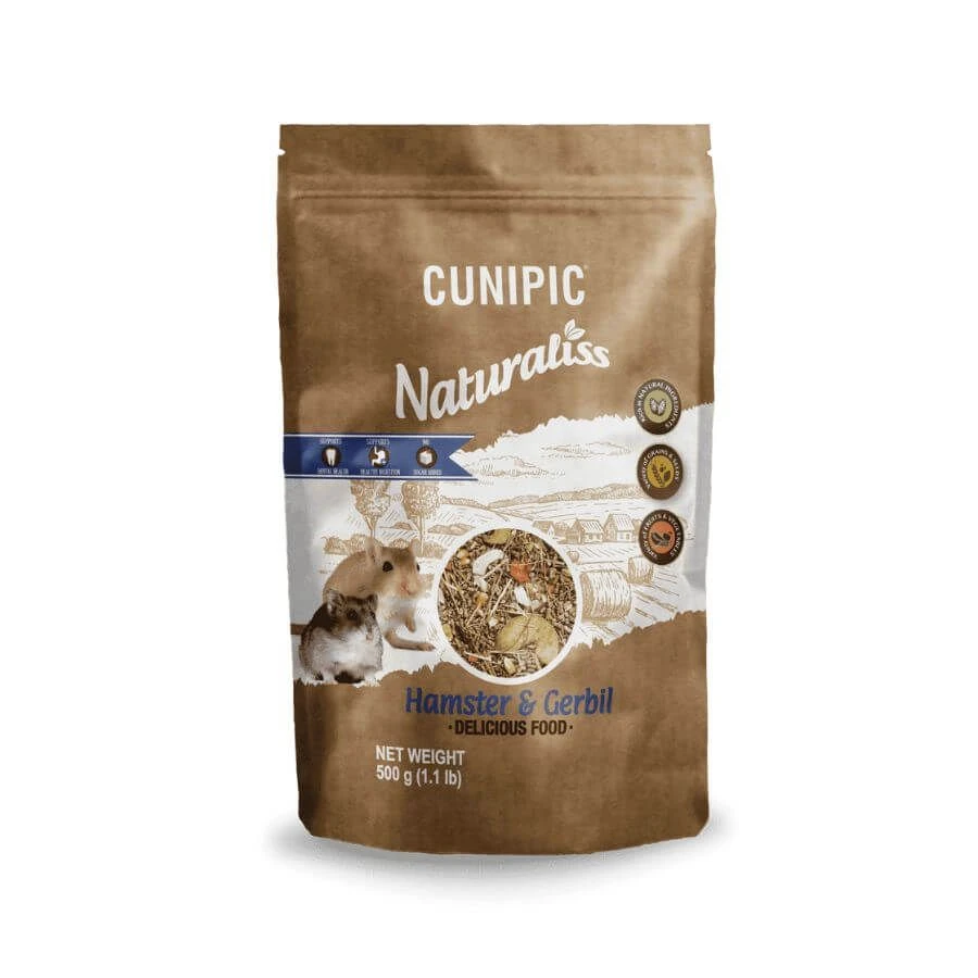 Cunipic Naturaliss Hamster & Gerbille 500 G 3 Cunipic Naturaliss Hamster & Gerbille 500 G