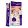 Feliway Happy Snack Saumon Chat 6 X 15 G 1 Feliway Happy Snack Saumon Chat 6 X 15 G -Animaux Fournitures Magasin dat happy snack salmon box 6 mrhi left with stick fr