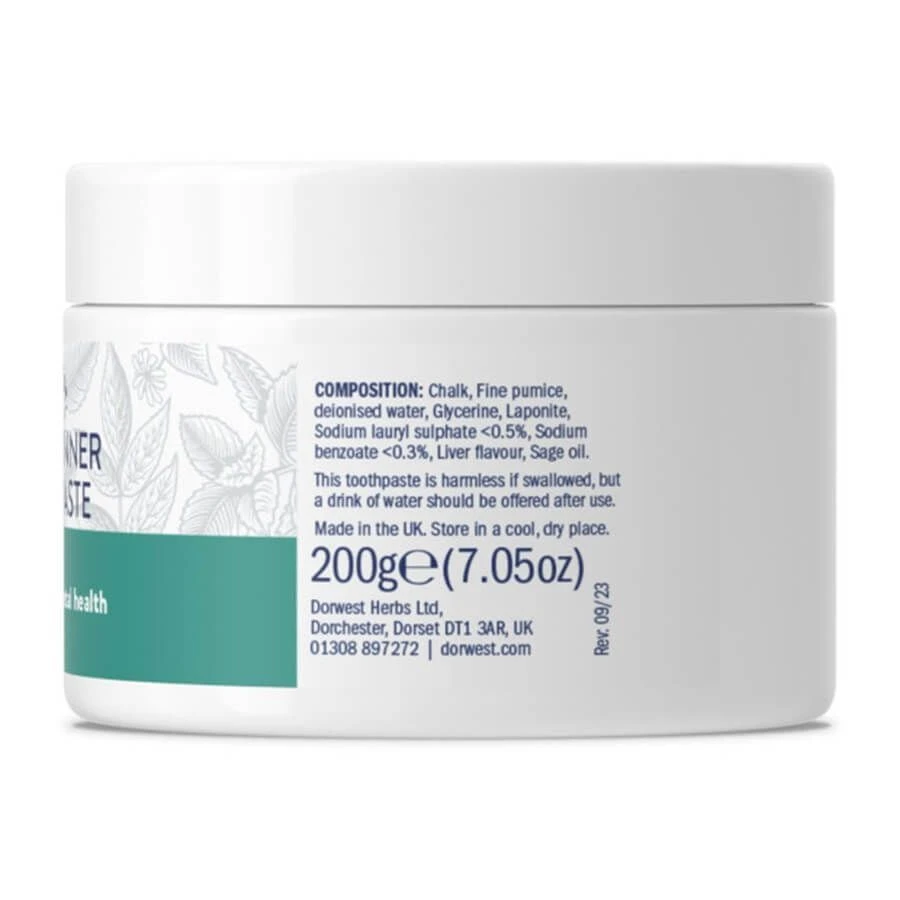 Dorwest Dentifrice à La Sauge 200 G 4 Dorwest Dentifrice à La Sauge 200 G – Image 2