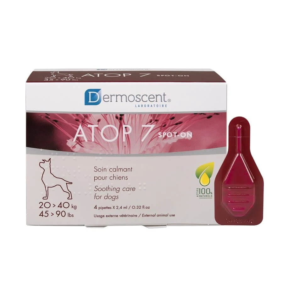 Dermoscent Atop 7 Spot-on Pour Chien 20-40 Kg 3 Dermoscent Atop 7 Spot-on Pour Chien 20-40 Kg