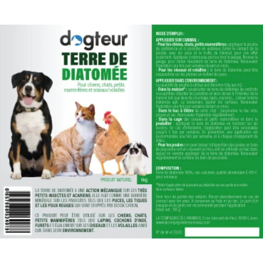 Dogteur Terre De Diatomée 5 Kg 3 Dogteur Terre De Diatomée 5 Kg