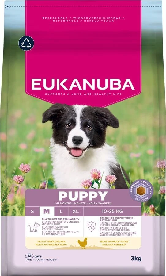 Eukanuba Chiot M Poulet 3 Kg 3 Eukanuba Chiot M Poulet 3 Kg