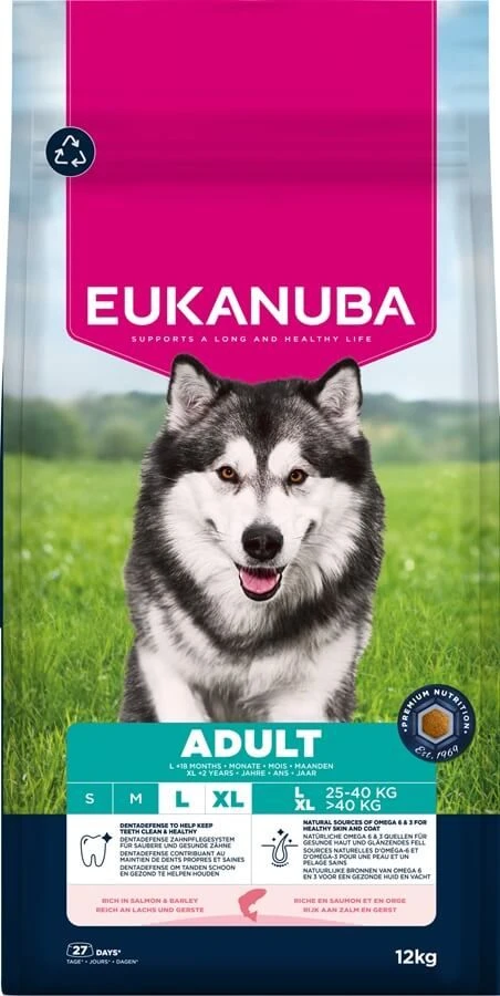 Eukanuba Chien Adulte L/XL Saumon 12 Kg 3 Eukanuba Chien Adulte L/XL Saumon 12 Kg