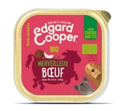 Edgard & Cooper Chien Bio Boeuf 17 X 100 G