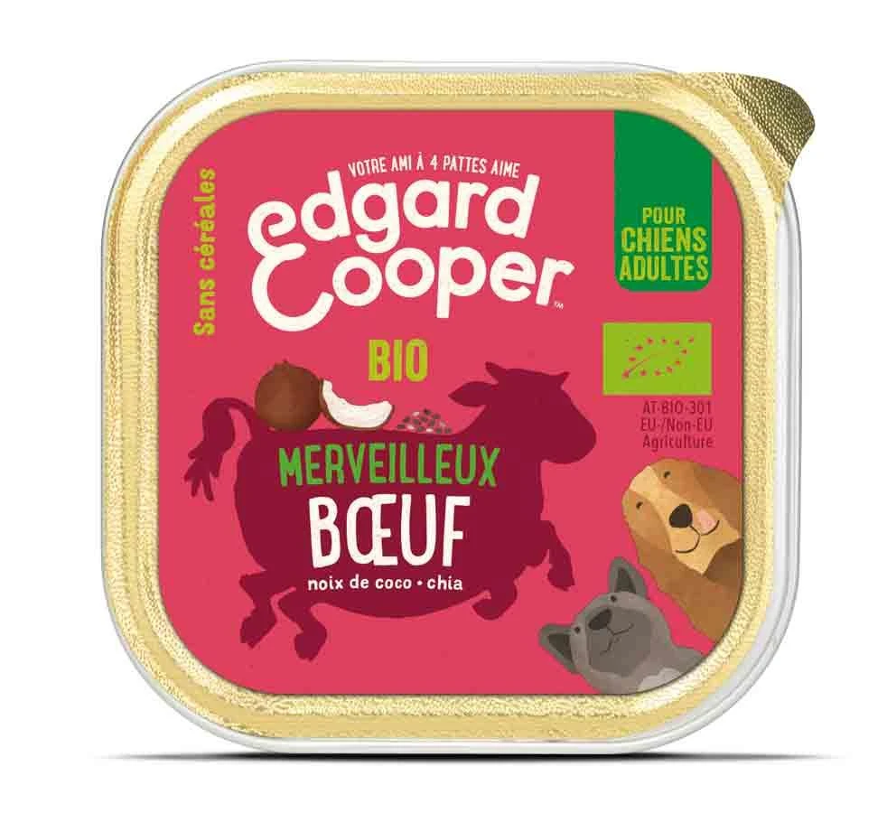 Edgard & Cooper Chien Bio Boeuf 17 X 100 G 3 Edgard & Cooper Chien Bio Boeuf 17 X 100 G